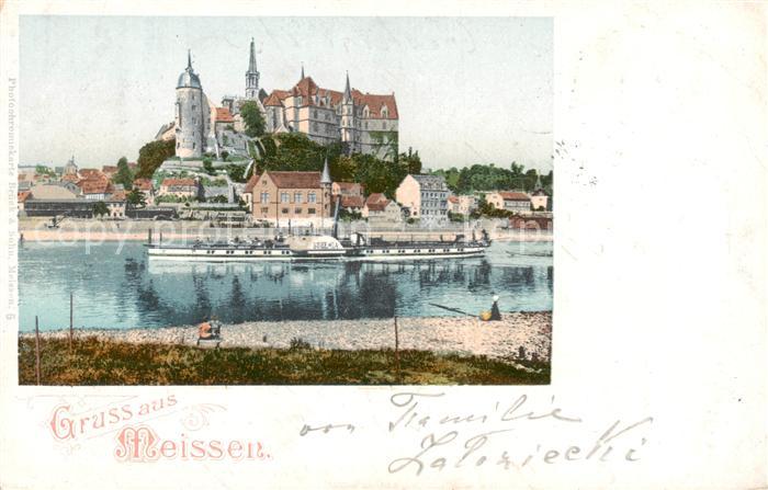 Dampfer Seitenrad Meissen