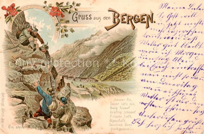 Verlag Kuenzli Zuerich Nr. Nr. 621 Ein Steiler Aufstieg