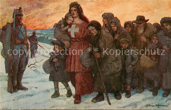Bundesfeier Schweiz Sadag.S. Zu gunsten durch den Krieg