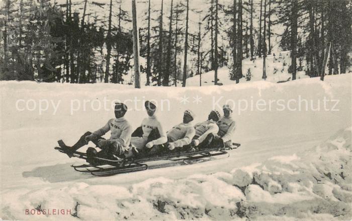 Bobsleigh Traineaux Schlitten Schlitten fahren