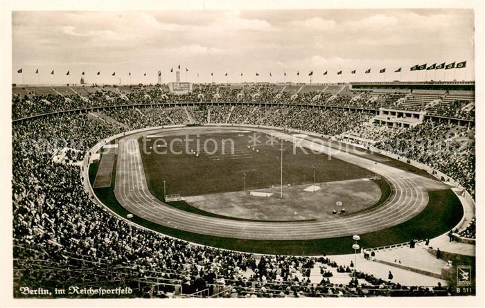 Stadion Stadium Estadio Berlin Reichsfportfeld