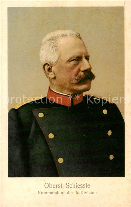 Militaria Schweiz Oberst Schiessle