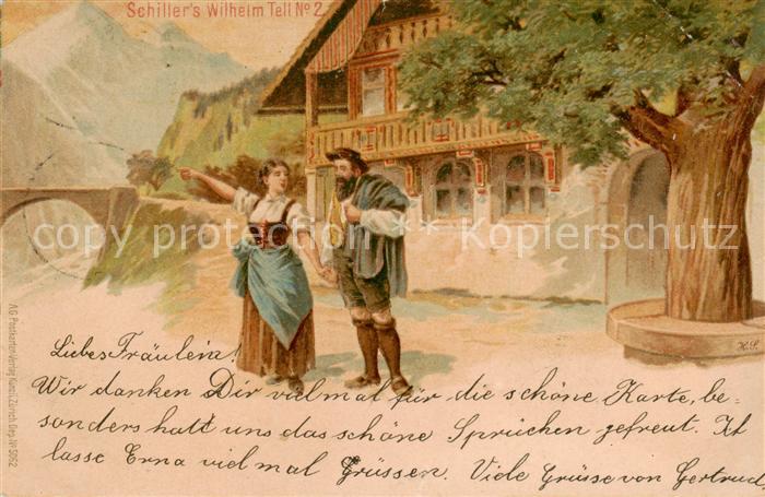 Verlag Kuenzli Zuerich Nr. Frau Mann Baum