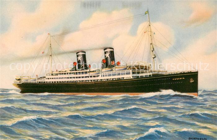 Dampfer Oceanliner AUSONIA