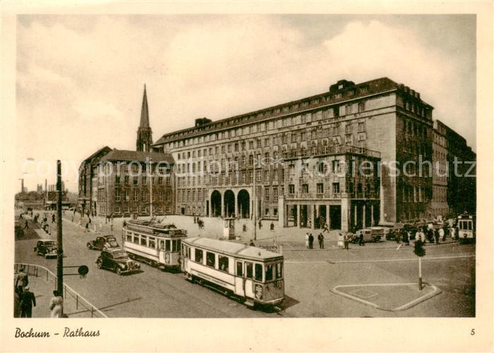 Strassenbahn Tramway-- Bochum Rathaus