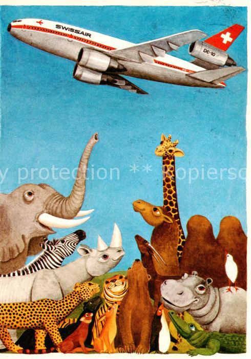 Flugzeuge Zivil Swissair CD-10