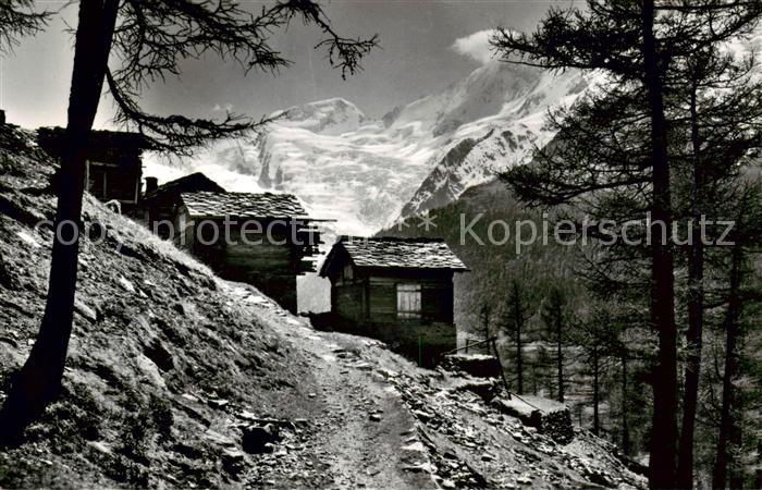 Saas-Grund VS Am Weg nach Triftalp Alphubel