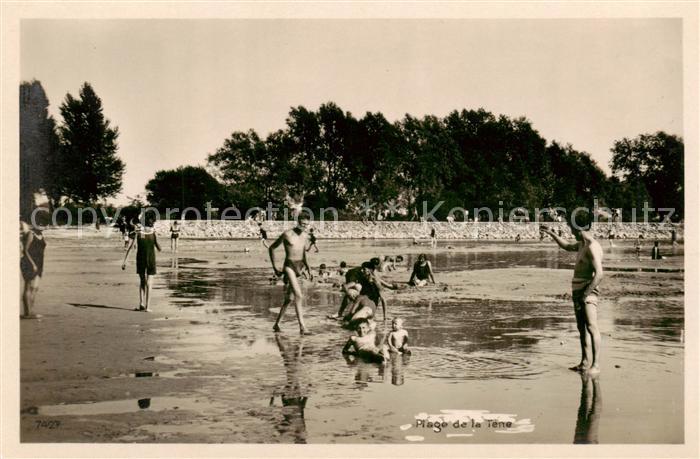 Neuchatel NE Plage de la Tene