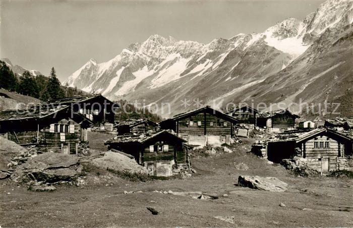 Loetschen VS Fafleralp mit Sattelhorn und Schienhorn