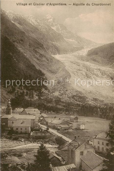 Argentiere 74 Haute-Savoie Village et Glacier d’Argentiere Aiguill
