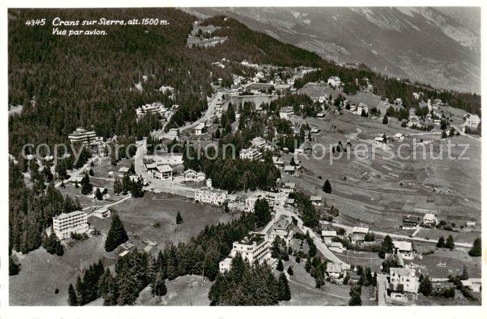 Crans-sur-Sierre Vue aerienne