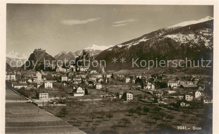 Sion Sitten Seduno VS Vue aerienne