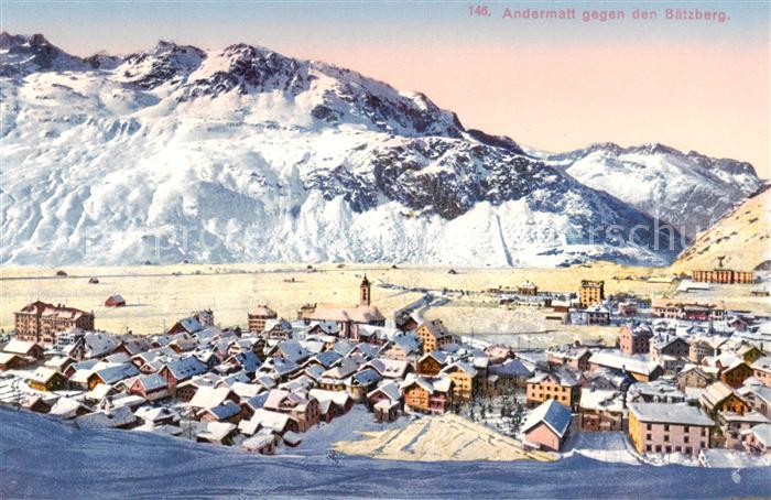 Andermatt UR mit Baetzberg