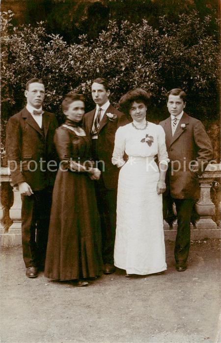 Geneve GE Hochzeits Gruppenfoto