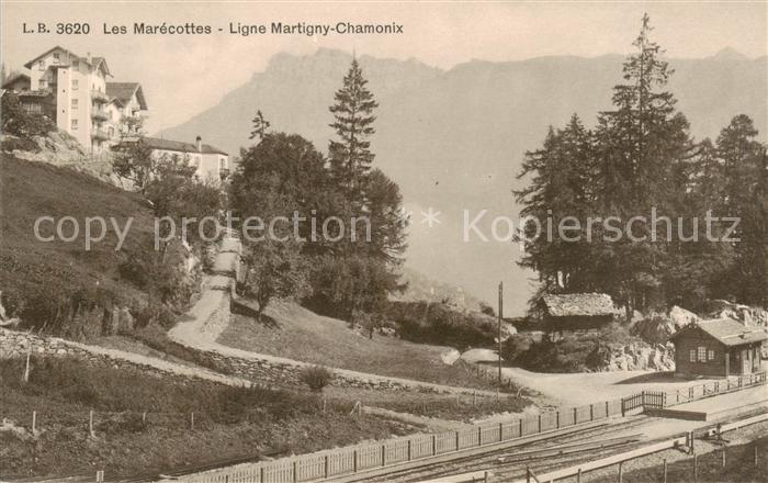 Les Marecottes VS Ligne Martigny Chamonix