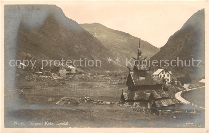 Laerdal Sogndal Norge Borgund Kirke