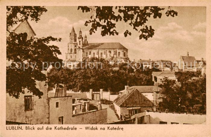 Lublin Blick zur Kathedrale