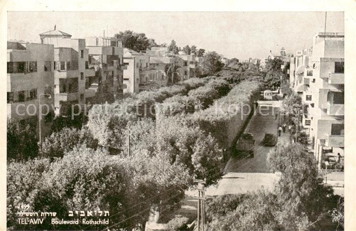 Tel-Aviv Israel Boulevard Rothschild