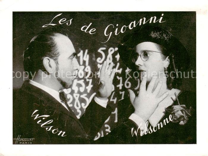 Paris 75 Les de Gioanni Wilson et Wilsonne