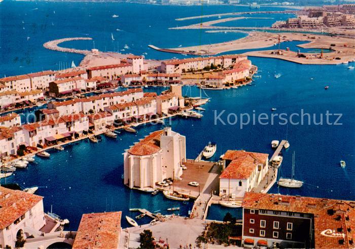 Port Grimaud 83 Var Cite lacustre Vue panoramique aerienne