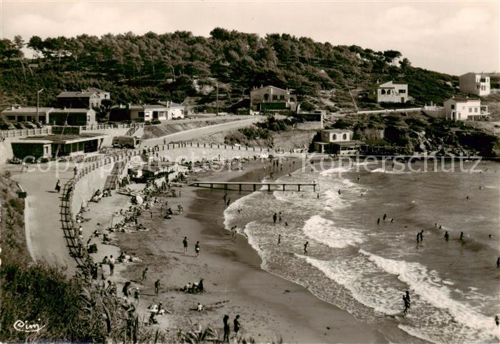 Port-Issol Portissol Sanary-sur-Mer 83 Plage de Port Issel et Roches Rouge