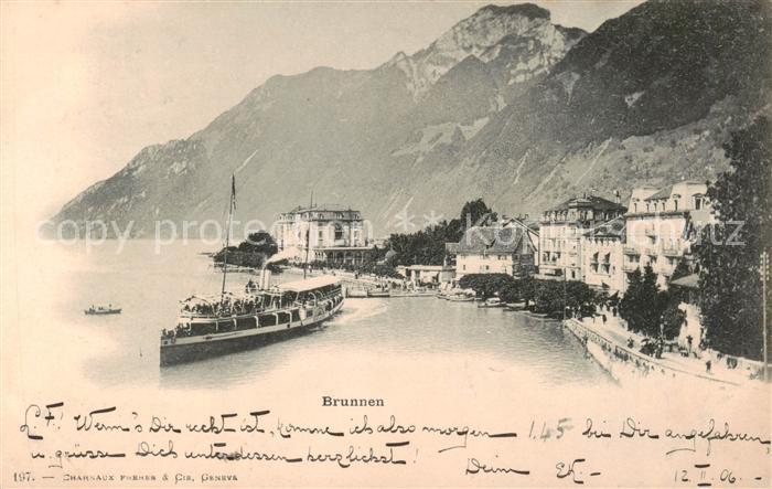 Brunnen SZ Faehrschiff Panorama