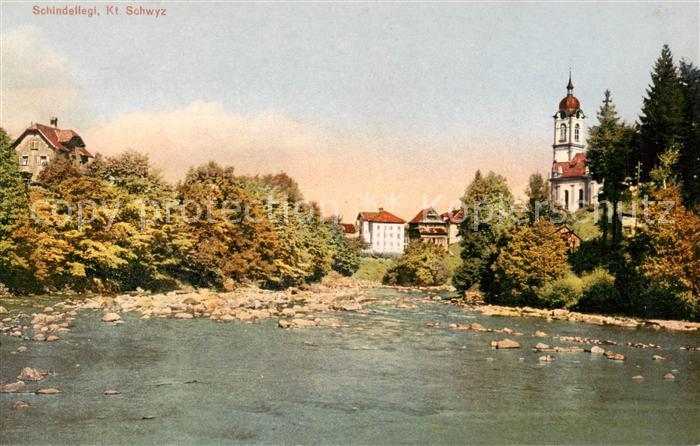 Schindellegi Teilansicht Kirchturm