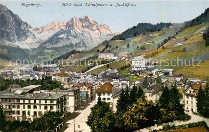 Engelberg OW Blick nach Nuenalphorn und Juchlipass