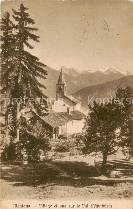 Montana VS Village et vue sur le Val d Anniviers