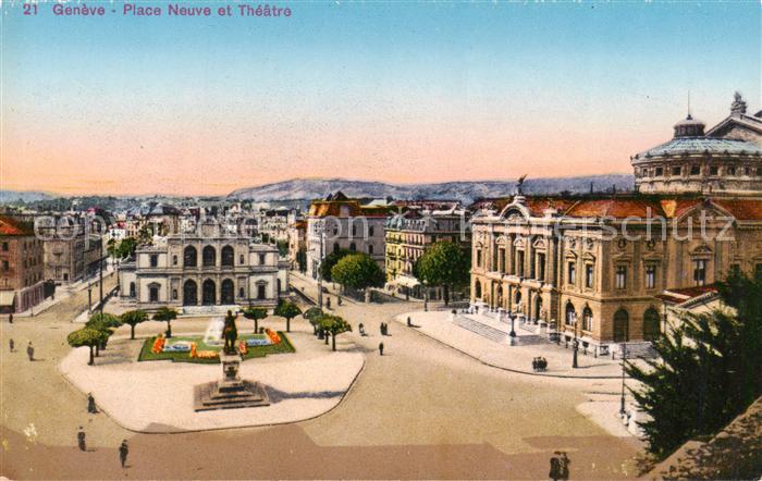 Geneve GE Place Neuve et Theatre