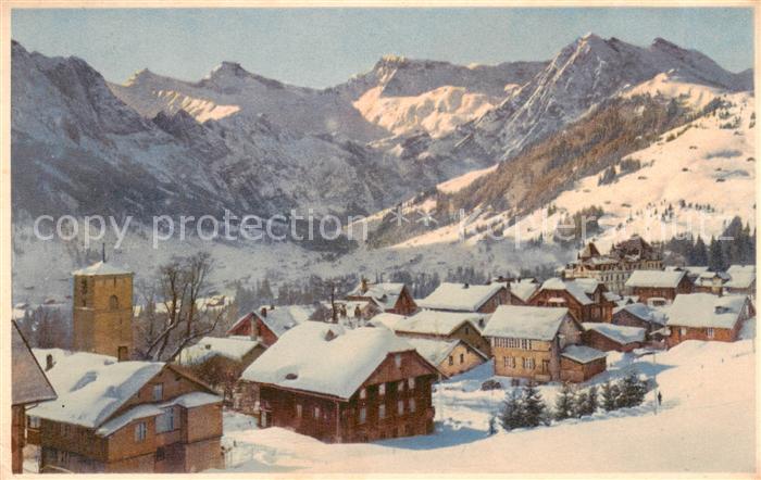 Adelboden BE mit Steghorn Wildstrubel Fizer