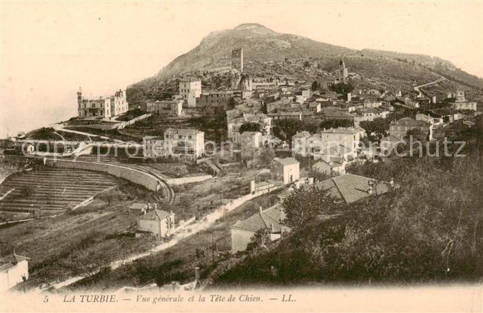 La Turbie 06 Vue generale et la Tete de Chien