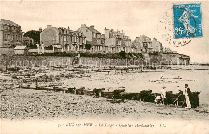 Luc-sur-Mer 14 Calvados La Plage Quartier Montmartre