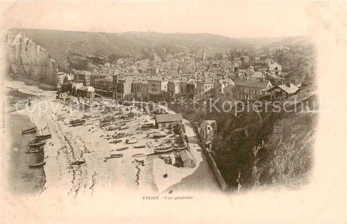 Yport 76 Vue generale aerienne