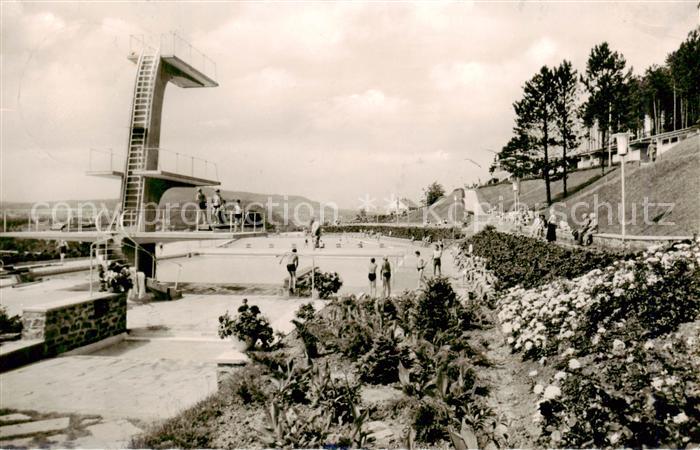 Bad Kissingen Schwimmbad mit Sprungturm