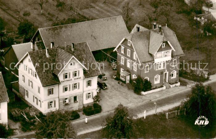 Aichelberg Calw Gasthaus Pension zur Sonne Fliegeraufnahme