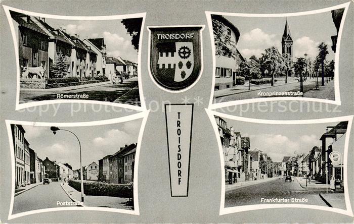 Troisdorf Roemerstrasse Poststrasse Kronprinzenstrasse Frankfurter Strasse