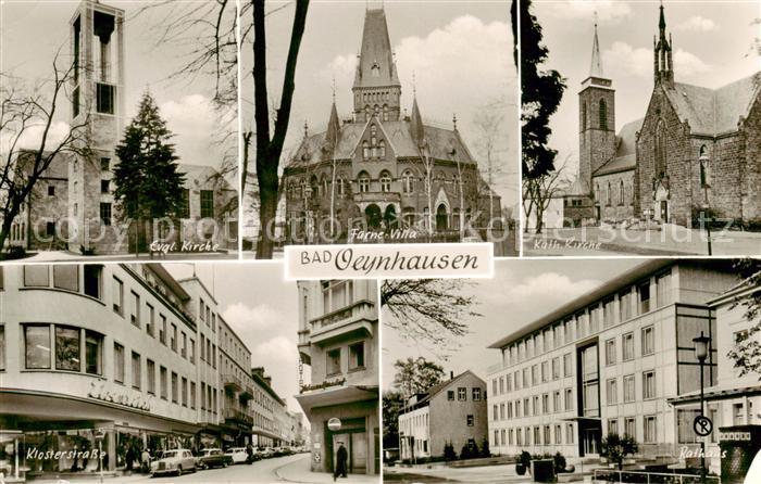 Bad Oeynhausen Ev Kirche Farne Villa Kath Kirche Klosterstrasse Rathaus