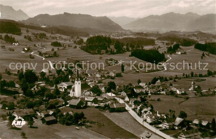 Sulzberg Allgaeu Fliegeraufnahme