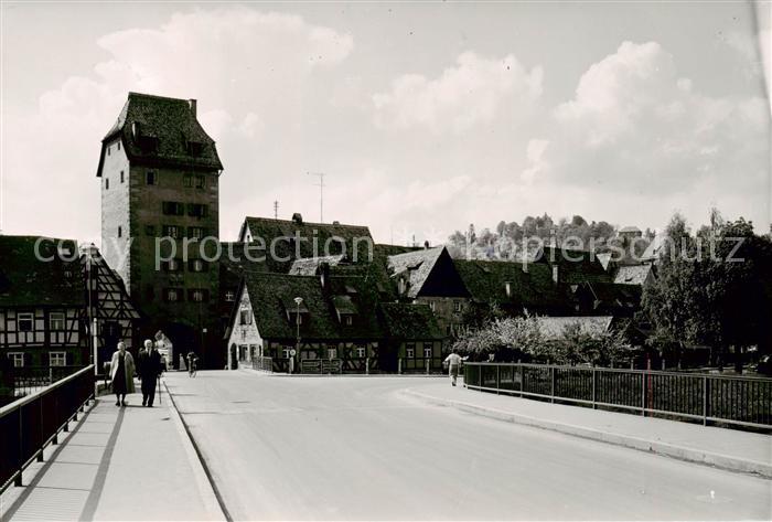 Hersbruck Bayern Bruecke Stadttor