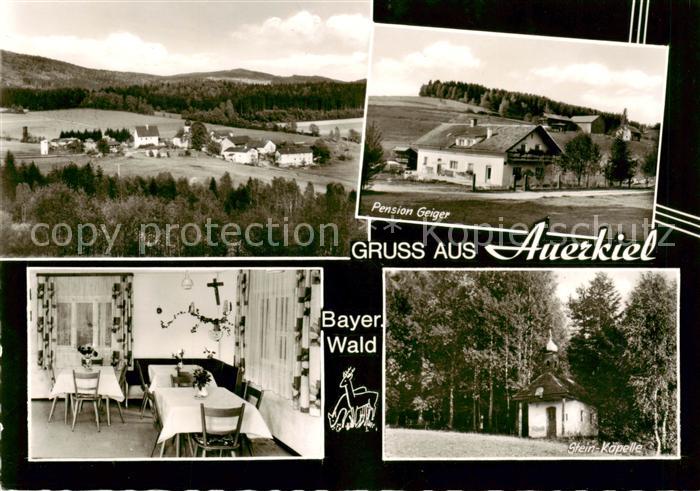 Auerkiel Viechtach Panorama Pension Geiger Gaststube Kapelle