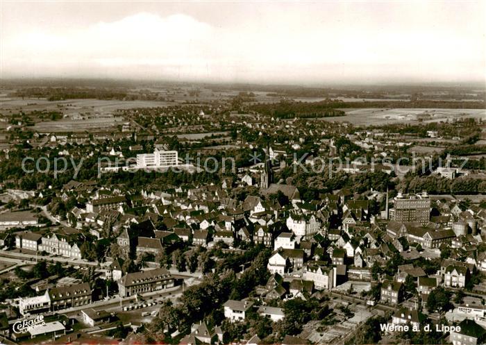 Werne  Lippe Muenster Westfalen Fliegeraufnahme