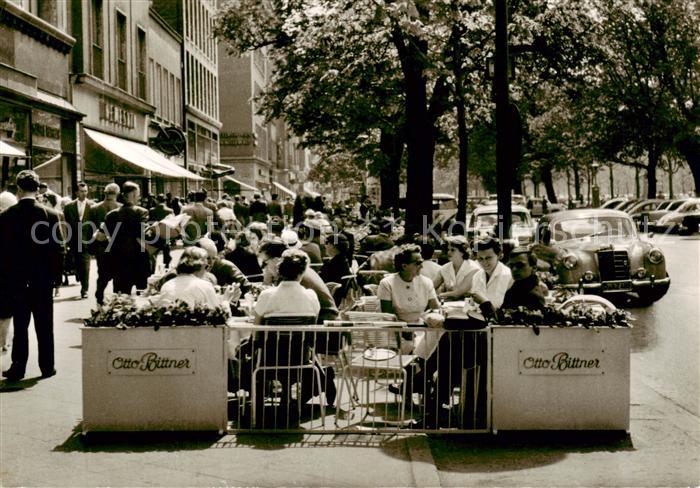 DuessELDORF  CITY Terrasse auf der Koenigsallee