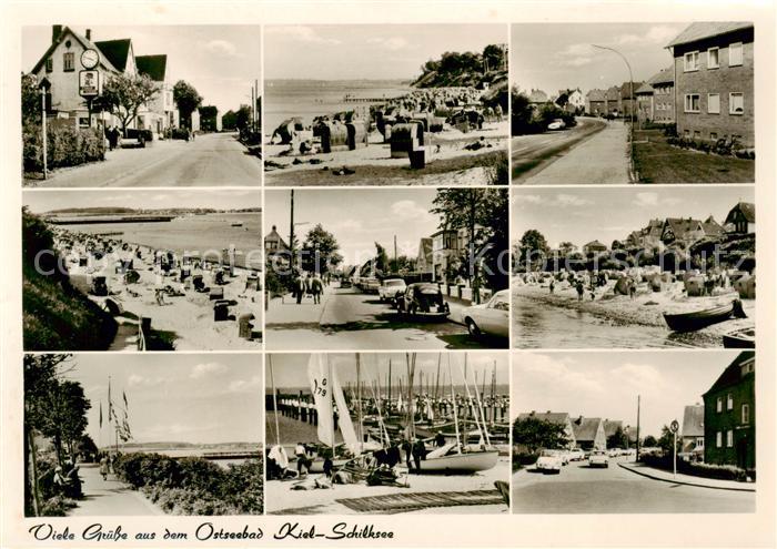 Schilksee Strassen und Strandpartien Bootshafen