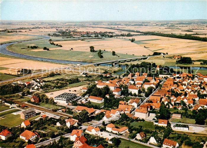 Petershagen Weser Fliegeraufnahme