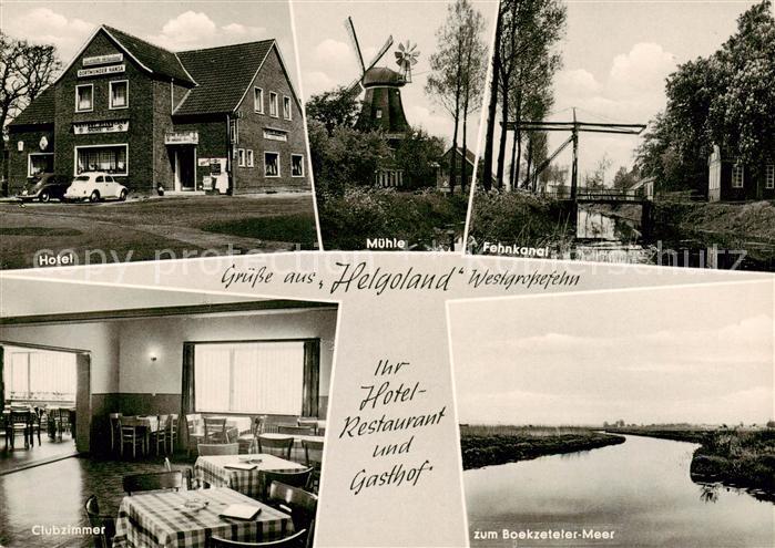Westgrossefehn Hotel Gasthof Helgoland Muehle Fehnkanal Clubzimmer Zum Boekzetel