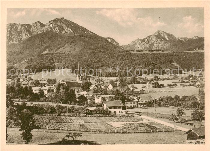 Siegsdorf  Oberbayern Bergen mit Hochfelln und Hochgern Gasthof Zum Hochfelln