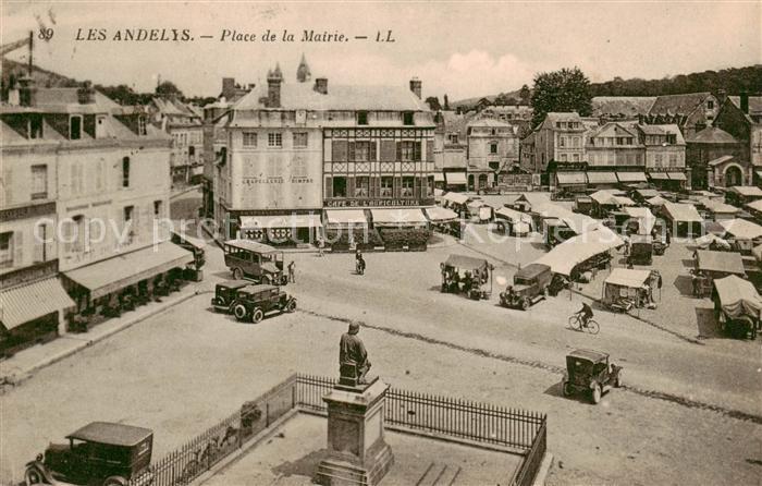 Les Andelys Place de la Mairie