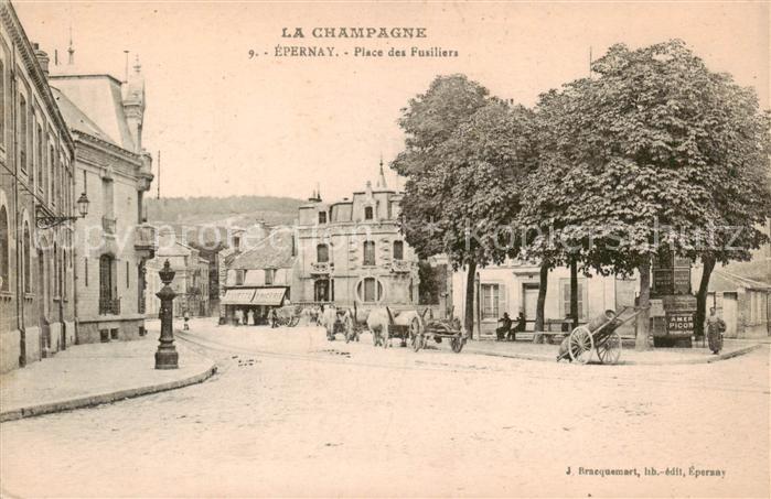 Epernay 51 Marne Place des Fusiliers