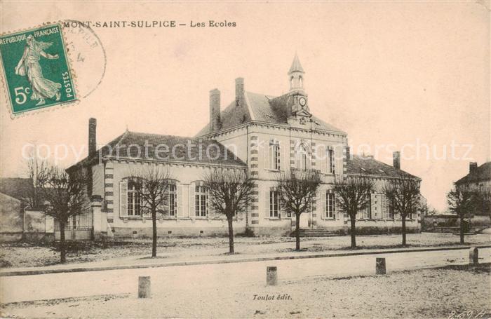 Mont-Saint-Sulpice 89 Yonne Les Ecoles
